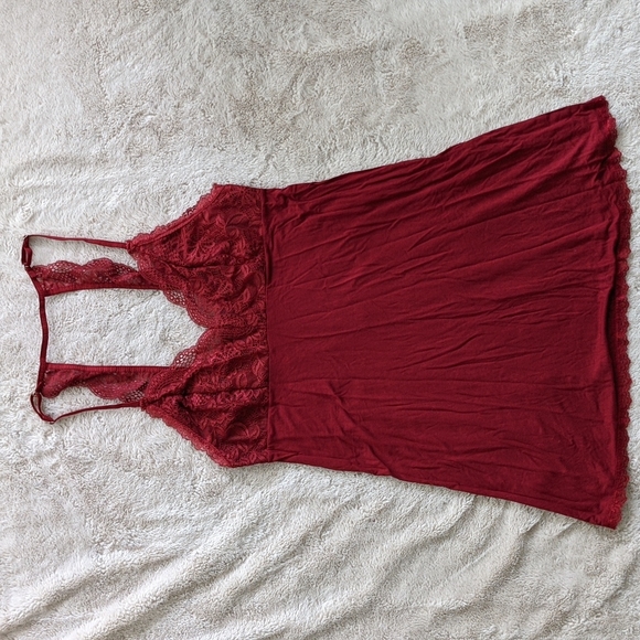 Lace Trim Nightdress - Picture 1 of 5